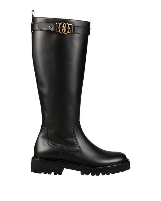 Bally Black Stiefel