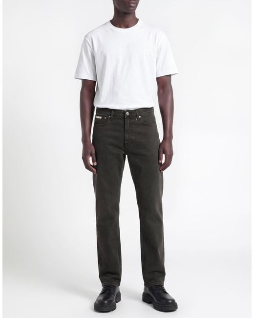 Calvin Klein Gray Jeans Cotton, Recycled Cotton, Elastane for men