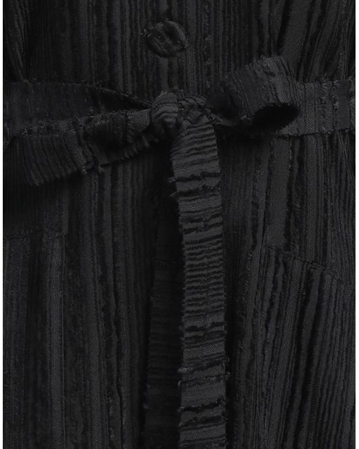 Pierantonio Gaspari Black Mini Dress Viscose