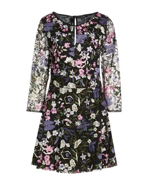 Soallure Black Mini Dress Polyester