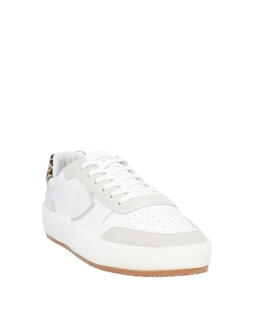 Philippe Model White Sneakers for men