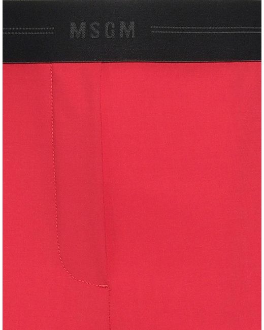 MSGM Red Pants