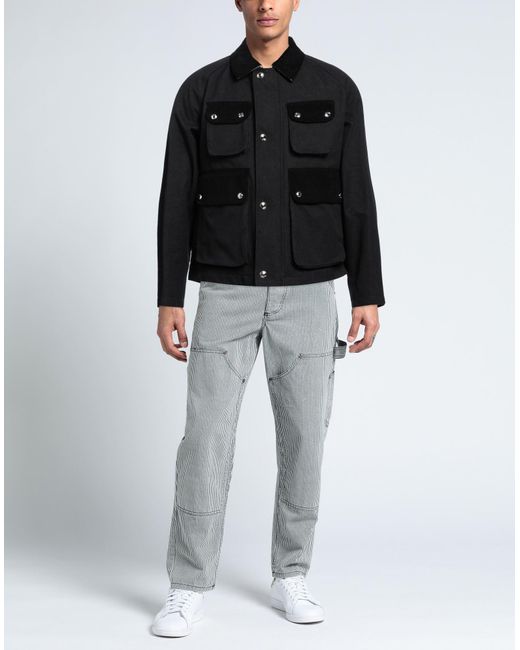 Manteau en jean Thom Browne pour homme en coloris Black
