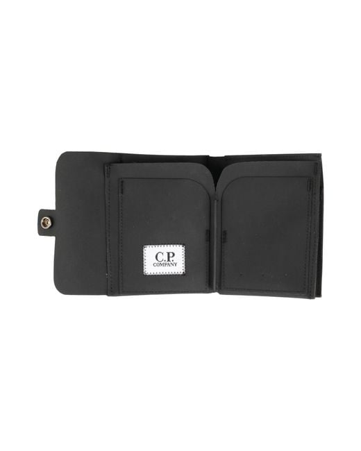 C P Company Black Wallet for men