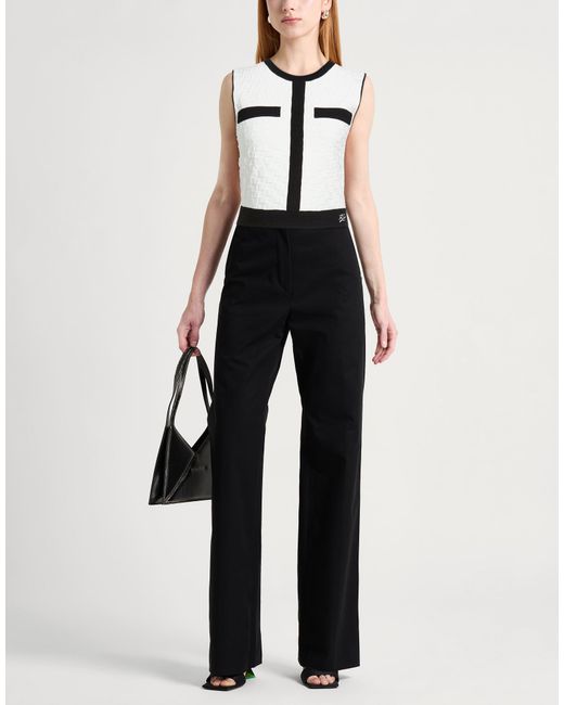 Karl Lagerfeld White Jumper