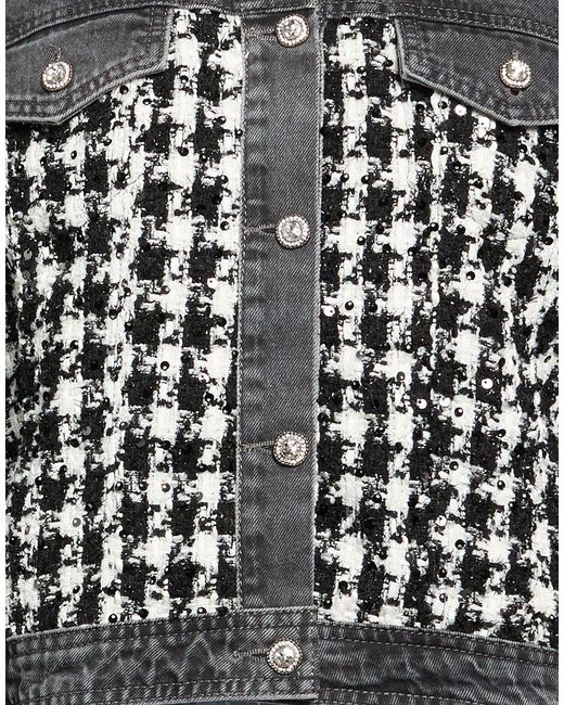Liu Jo Black Jacket Polyester, Cotton