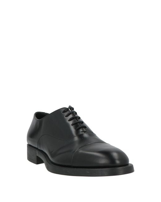 Stringate di Giorgio Armani in Black da Uomo