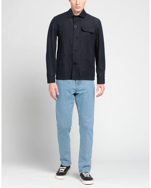 Montedoro Blue Denim Outerwear for men