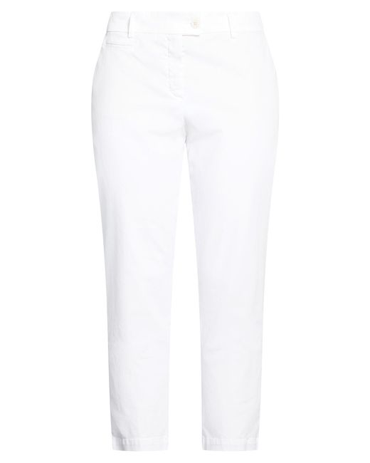 Seductive White Pants Lyocell, Cotton, Elastane