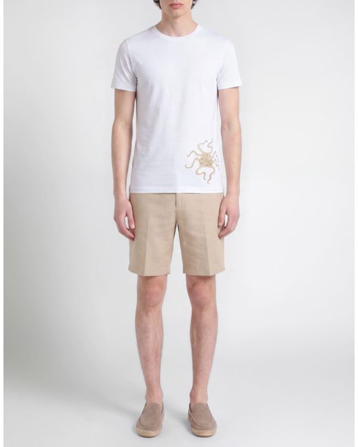 Kampos White T-Shirt Cotton for men