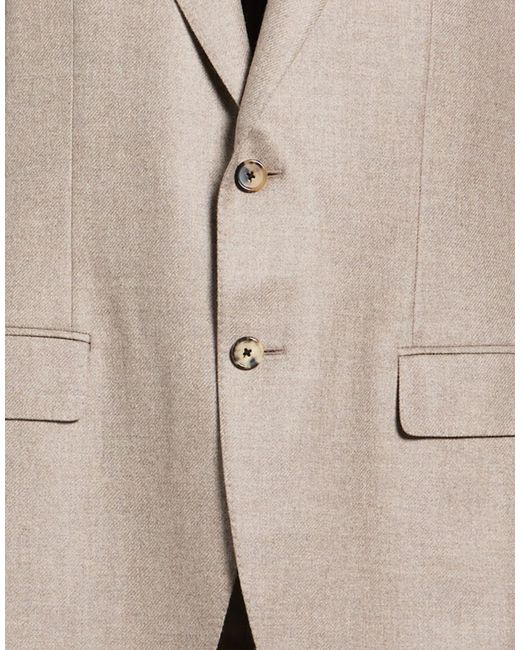 Caruso Natural Blazer Wool for men