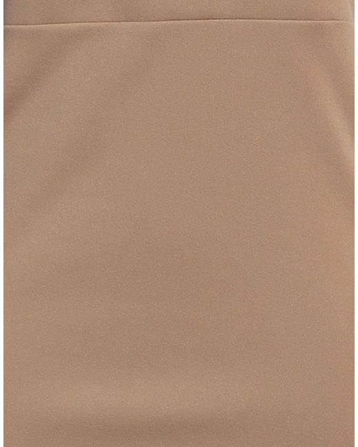 Siste's Natural Camel Mini Dress Polyester, Elastane