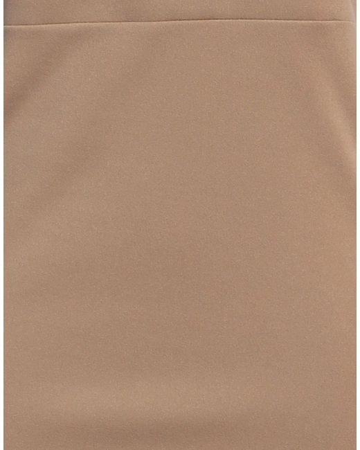 Siste's Natural Camel Mini Dress Polyester, Elastane
