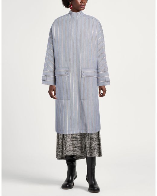 Paul & Joe Gray Overcoats & Trench Coats