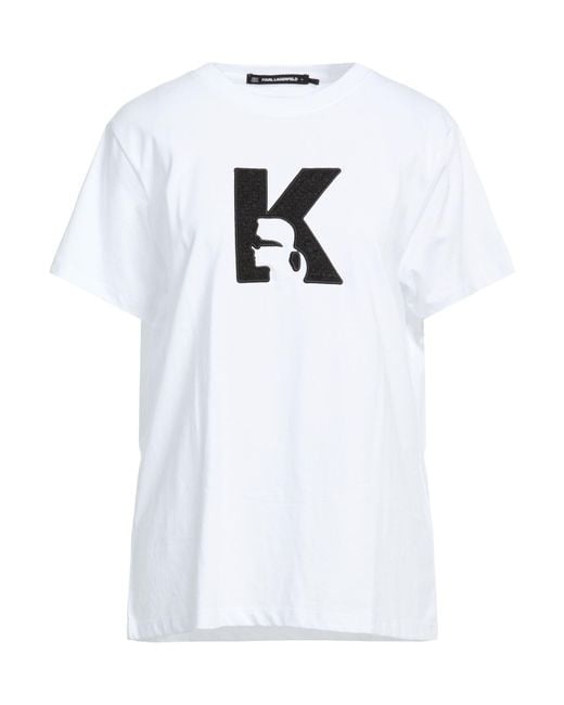 Karl Lagerfeld White T-Shirts