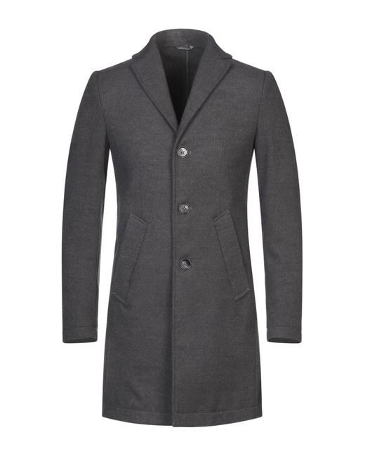 Grey Daniele Alessandrini Gray Coat for men