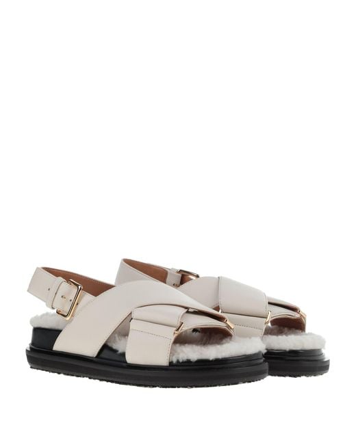 Marni White Sandals