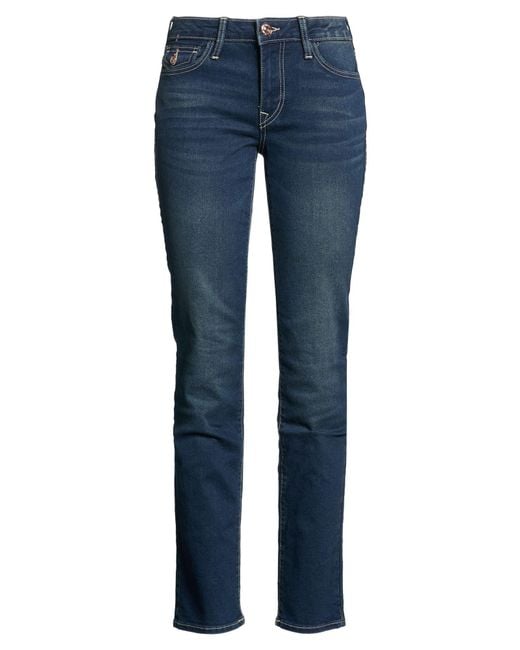 True Religion Blue Jeans Cotton, Polyester, Lyocell, Elastane
