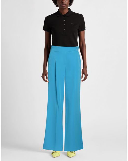 Liu Jo Blue Pants Polyester, Elastane