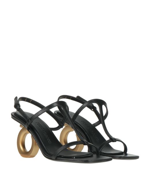 Ferragamo Black Sandals