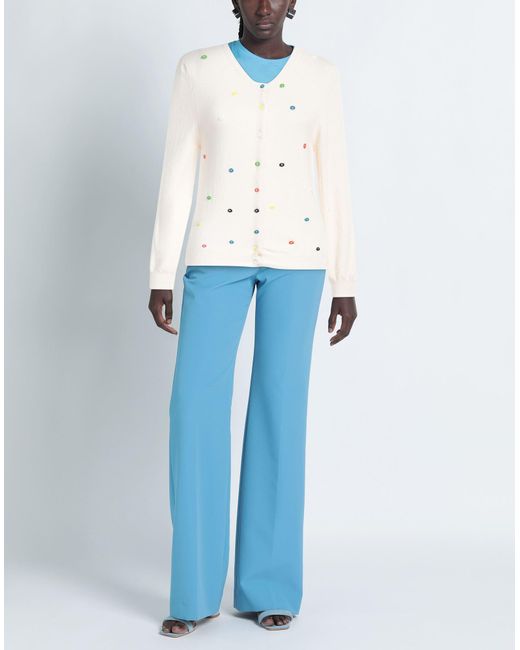 ALESSANDRO ENRIQUEZ White Strickjacke