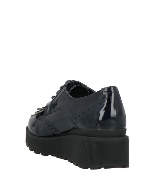 Xti Black Lace-Up Shoes Tele Fibers