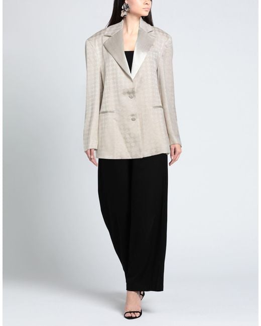 Amiri White Blazer Viscose, Wool, Elastane