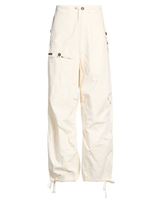 FRONT STREET 8 White Ivory Pants Cotton