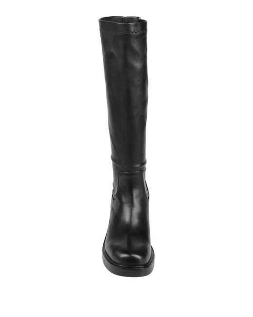 Emanuélle Vee Black Boot Calfskin