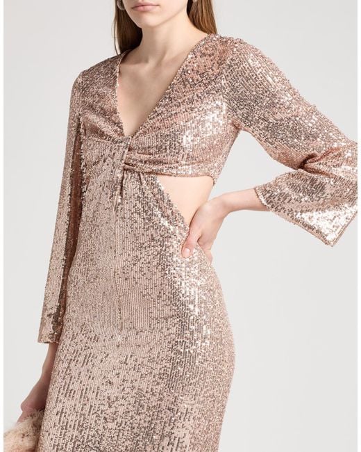 Camilla Pink Maxi Dress Polyester, Elastane