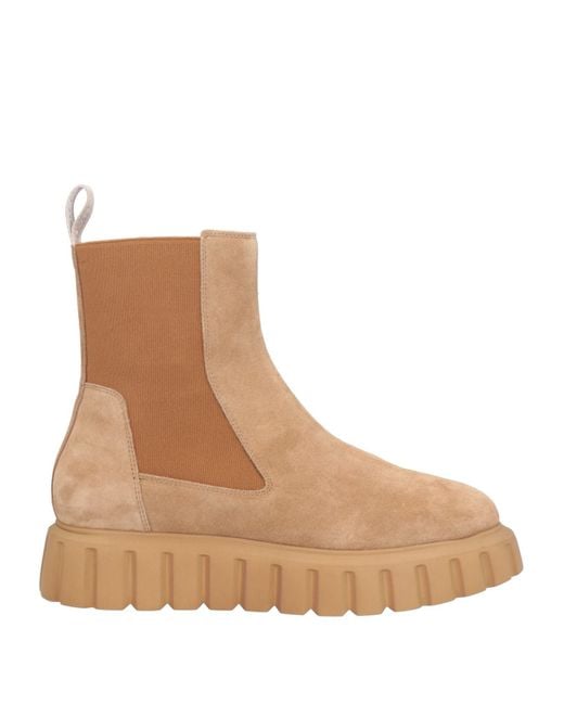 Voile Blanche Brown Ankle Boots Leather