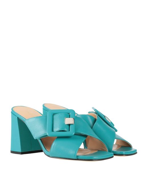 Sergio Rossi Blue Sandals