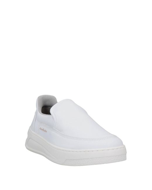 Acne White Trainers