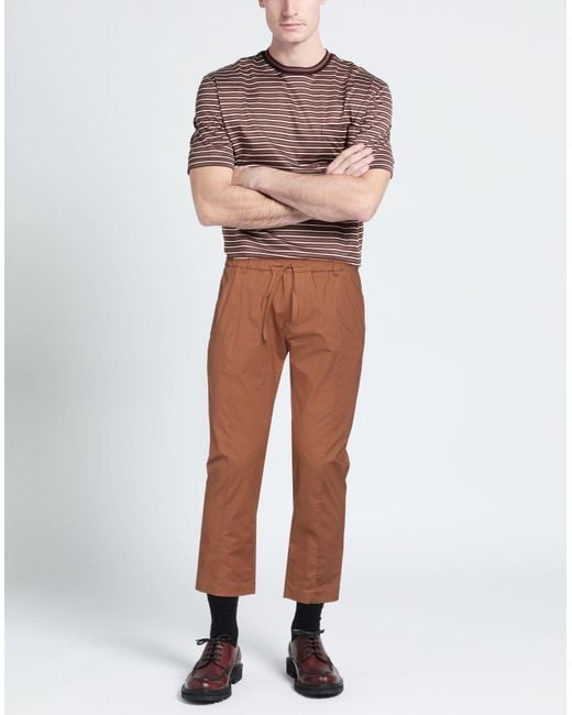 Daniele Alessandrini Brown Trouser for men