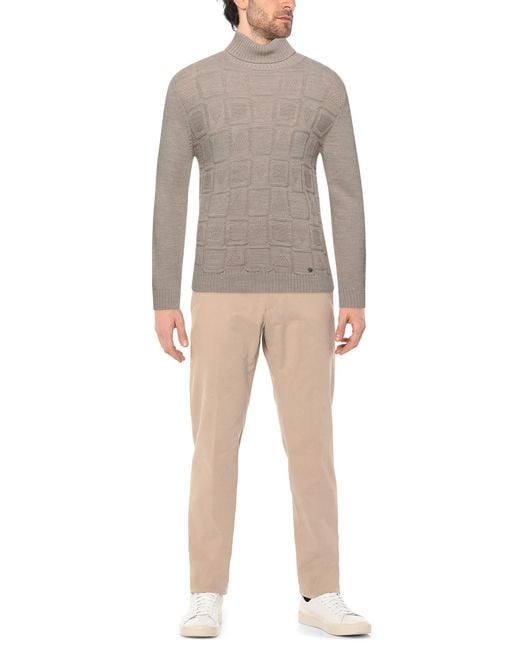 Havana & Co. Gray Turtleneck Acrylic, Viscose, Wool, Alpaca Wool for men