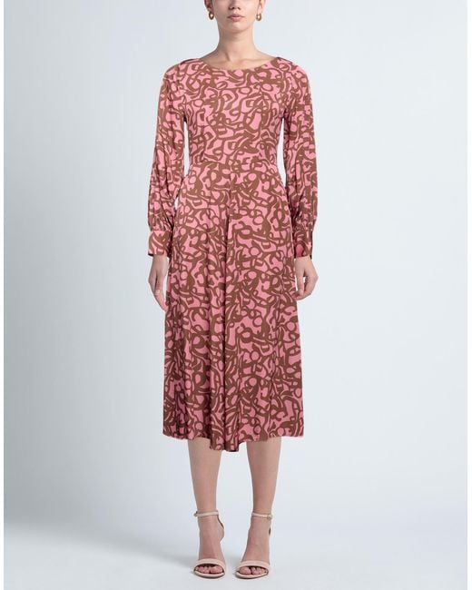 Beatrice B. Red Midi-Kleid