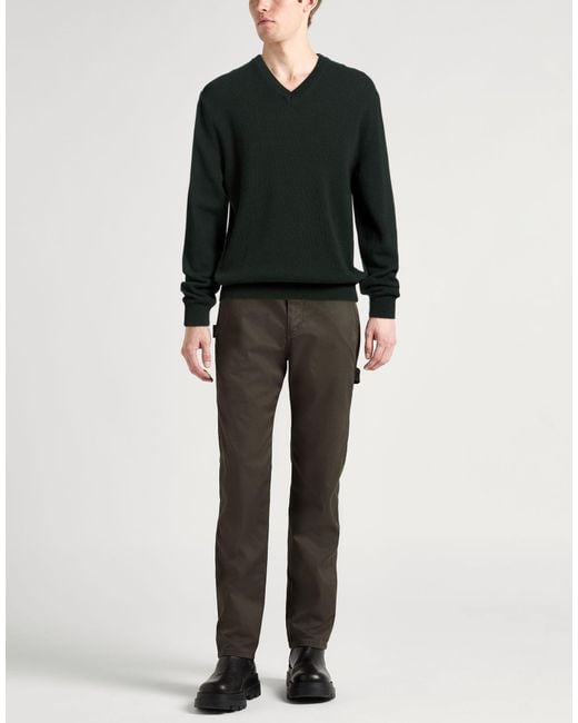 Daniele Fiesoli Black Sweater Wool, Cashmere for men