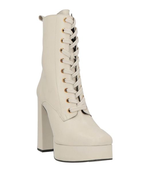 Tsakiris Mallas White Ankle Boots