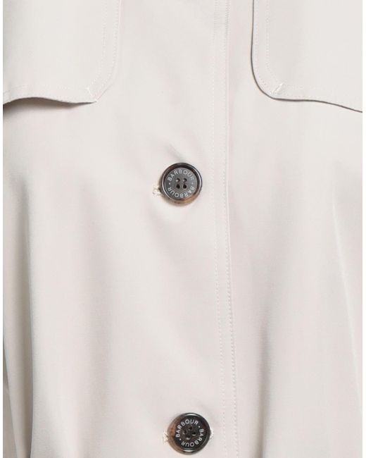 Barbour White Overcoat & Trench Coat