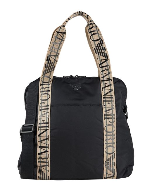 Emporio Armani Black Diaper Bag