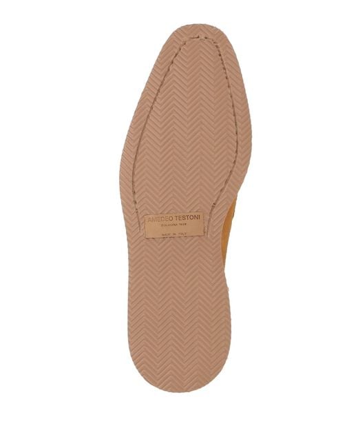 Testoni Brown Loafers Leather for men