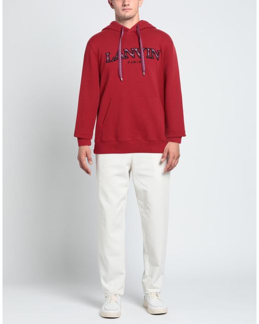 Lanvin Red Sweatshirt for men
