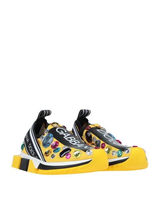 Dolce & Gabbana Yellow Sneakers
