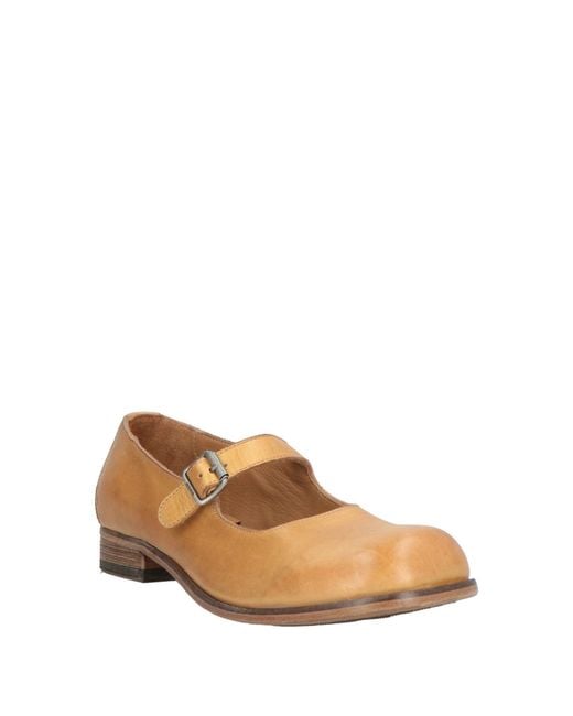 Moma Natural Ballet Flats