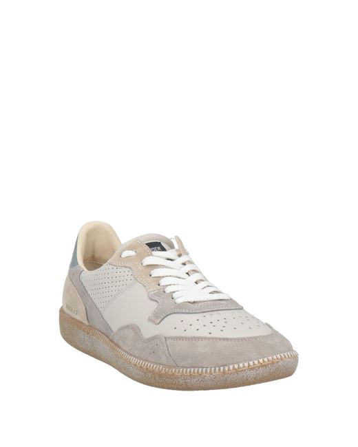HIDNANDER White Light Sneakers Leather