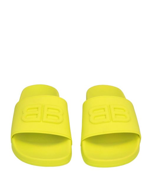 Neon yellow hotsell balenciaga sandals