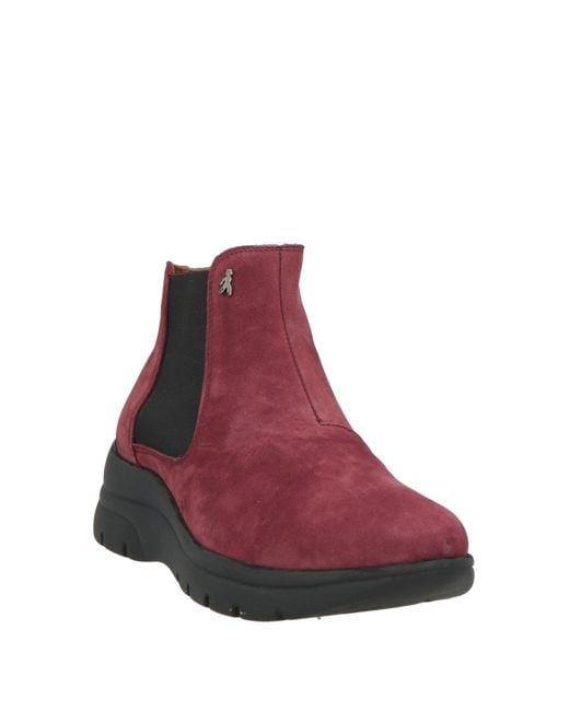 BENVADO Red Ankle Boots