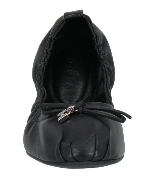Hogan Black Ballet Flats
