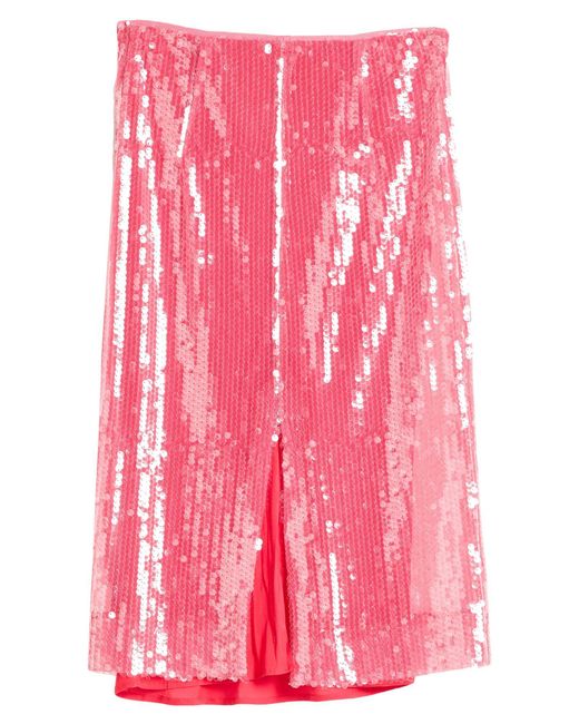 8pm Pink Midi Skirts
