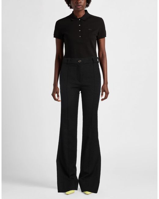 Patou Black Pants Virgin Wool, Cotton, Polyamide